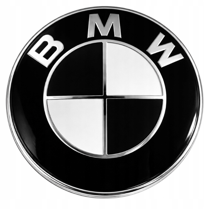 ZNACZEK PRZÓD TYŁ KOMPLET 82mm 74mm DO BMW E46 E60 E90 F10 F30 X3 X5 - obrazek 2