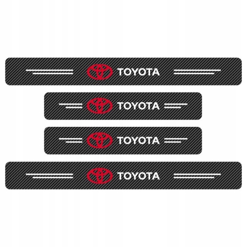 Naklejki ochronne na progi do Toyota 4 szt