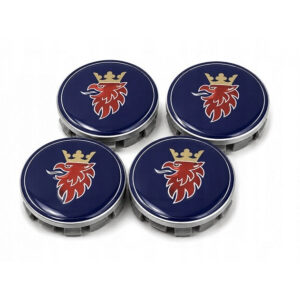 4x Dekielki Saab 63 mm, zestaw komplet