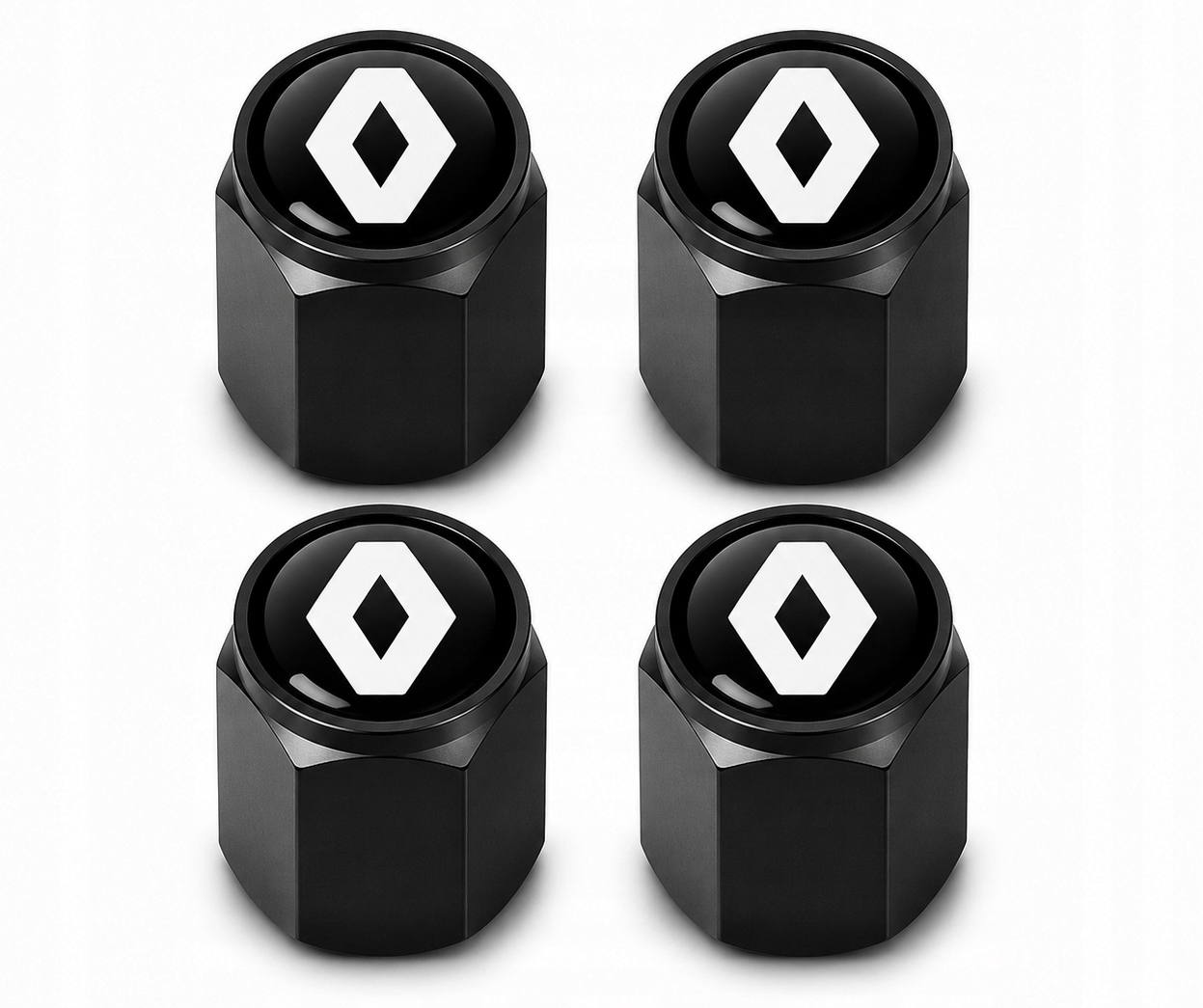 4x Wentyle nakrętki na wentyle kapturki do Renault