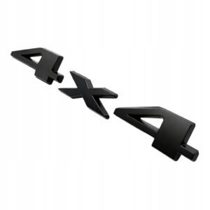 Emblemat Jeep metal 4 x 4 mm czarny