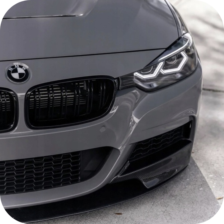 ZNACZEK PRZÓD TYŁ KOMPLET 82mm 74mm DO BMW E46 E60 E90 F10 F30 X3 X5 - obrazek 4
