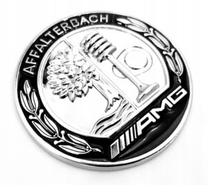 Naklejka na maskę Mercedes AMG metal chrom