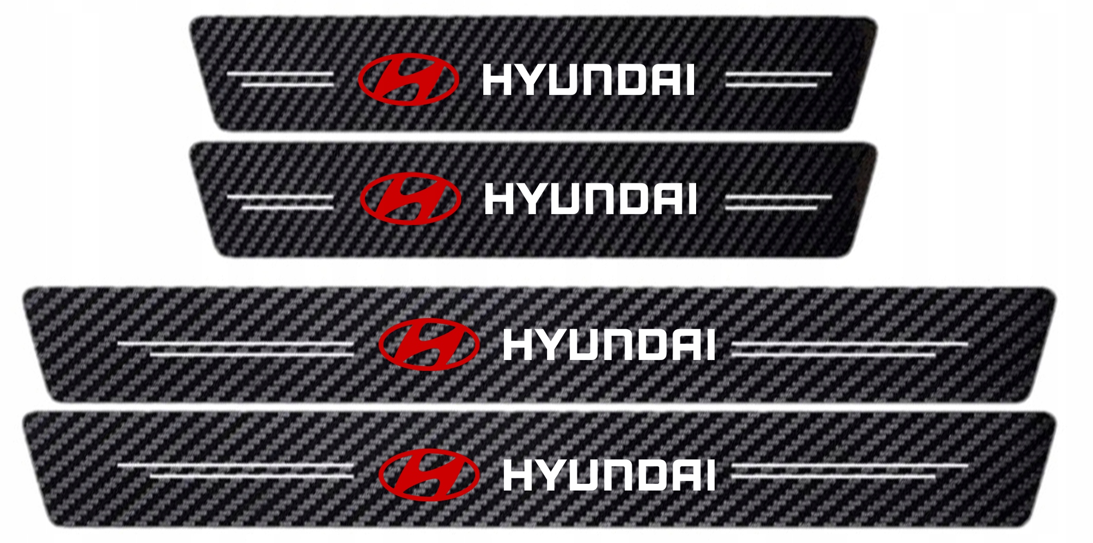Osłona naklejka na progi Hyundai