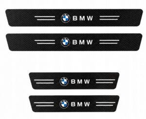 4x Наклейки на пороги BMW M Power m power carbon, комплект
