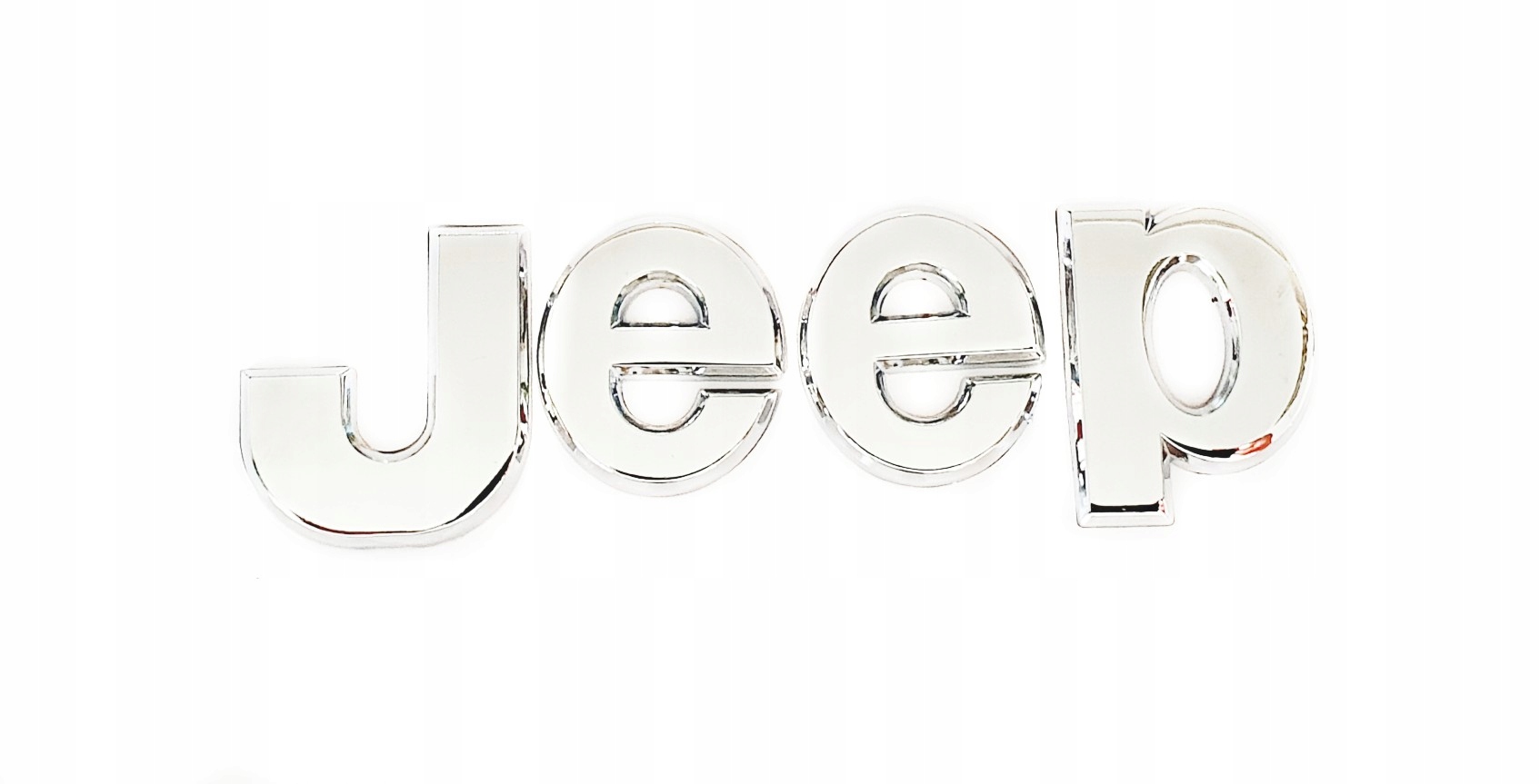 Emblemat samochodowy Jeep metalowy czarny chrom 3D - obrazek 4