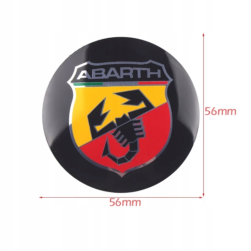 Dekielek Abarth 56 mm Fiat 1PCS/SW-ABRT-F/FLG - obrazek 2
