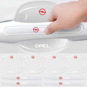 Zestaw przezroczystych naklejek ochronnych pod klamki OPEL – 8 sztuk