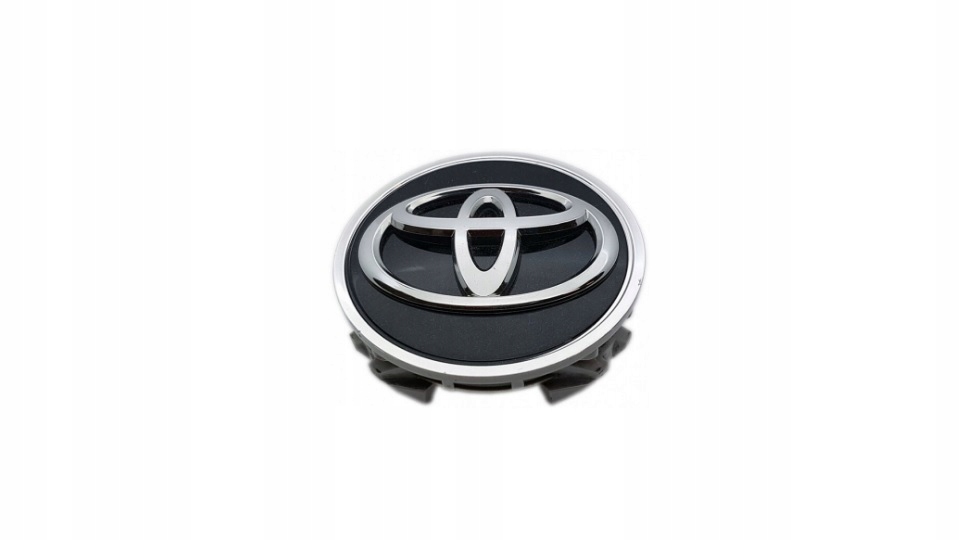 Dekielek Toyota OE 62 mm Toyota 62mm toyota czarne plus chrom - obrazek 4