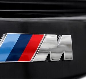 Naklejka Emblemat BMW M Power Chrom 3D Logo M Sport Klapa Bagażnika 3M E36