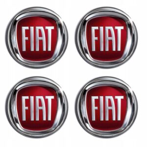 4x Dekielki Fiat 60 mm, zestaw komplet