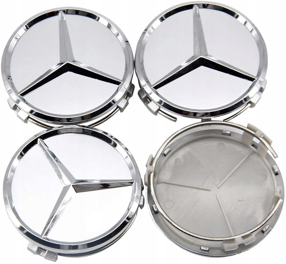Dekielek Alcar 75 mm Mercedes-Benz mercedes znaczki 75mm/71mm - obrazek 4
