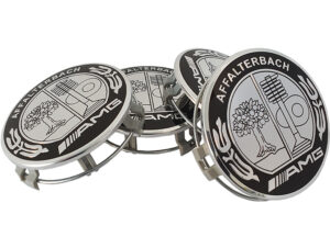 Dekielek Alcar 75 mm Mercedes-Benz AMG znaczki zaślepki 75 mm