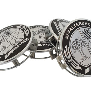Dekielek Alcar 75 mm Mercedes-Benz AMG znaczki zaślepki 75 mm