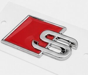 Emblemat Audi S Line 3D Logo Naklejka Badge Chrom A1 A3 A4 A5 A6 A7