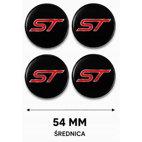 4x Ковпаки Ford 54 mm, комплект - Image 2