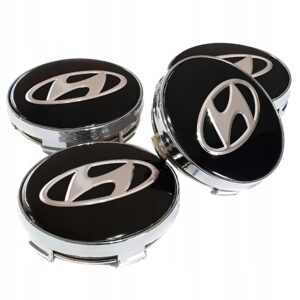 Dekielek 60 mm Hyundai DEKLE DEKIELKI ZAŚLEPKI ZNACZKI DO FELG 66