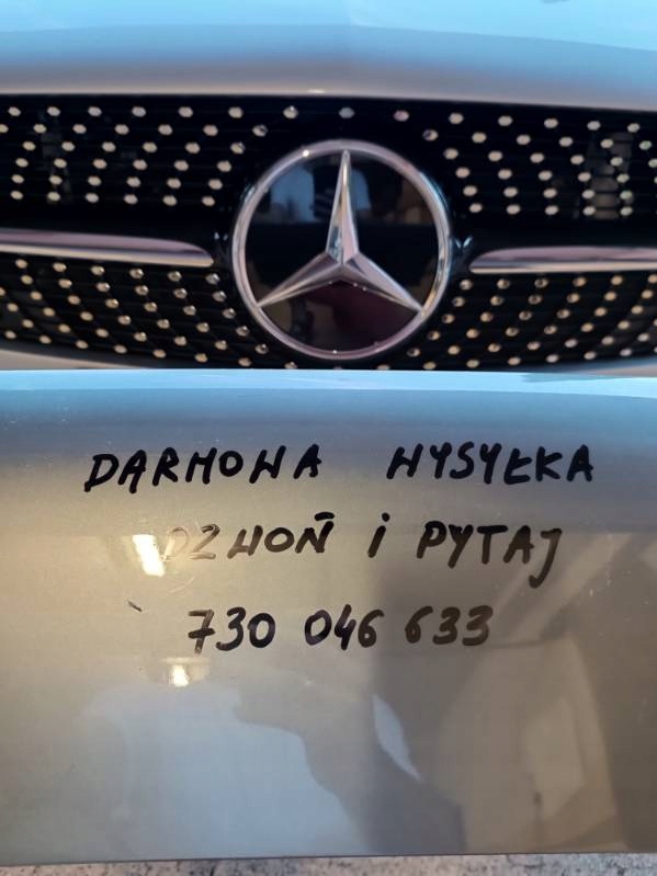EMBLEMATY MERCEDES TURBO 4MATIC CZARNY POŁYSK KOMPLET NA BŁOTNIKI - obrazek 2