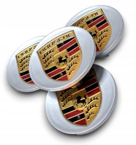 4x Dekielki Porsche Macan 718 65 mm, zestaw komplet