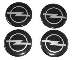 4x Наклейки на ковпаки Opel 56 mm, комплект
