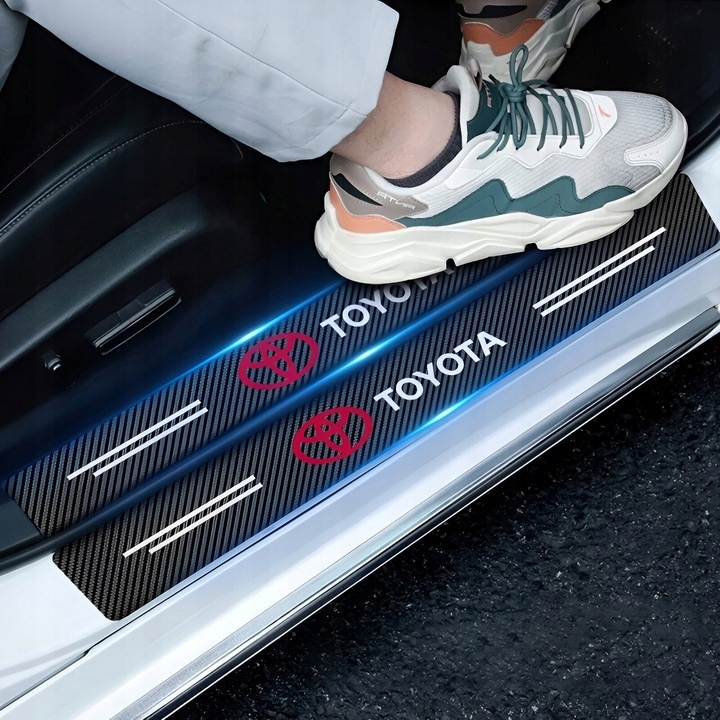 Naklejki ochronne na progi do Toyota 4 szt - obrazek 3