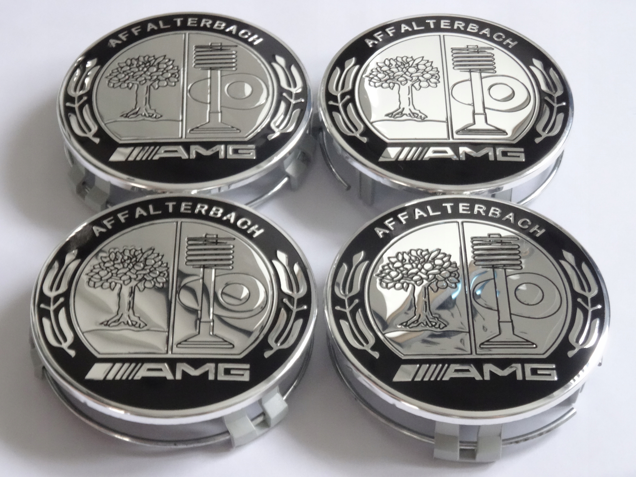 Dekielek Alcar 75 mm Mercedes-Benz AMG znaczki zaślepki 75 mm - obrazek 4