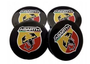 4x Dekielki Fiat 60 mm, zestaw komplet