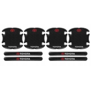 8x Наклейки під ручки Toyota, комплект