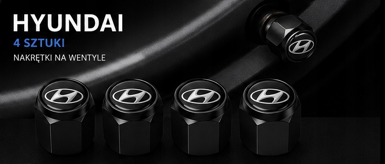 Wentyle Hyundai OE 4x nakrętki na wentyle do Hyundai - obrazek 3