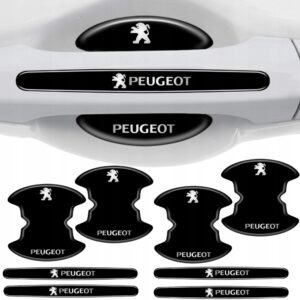 8x Наклейки під ручки Peugeot, комплект