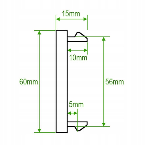 Dekielek 60 mm Ford FIESTA S-MAX ZNACZKI ALUFELG - obrazek 7