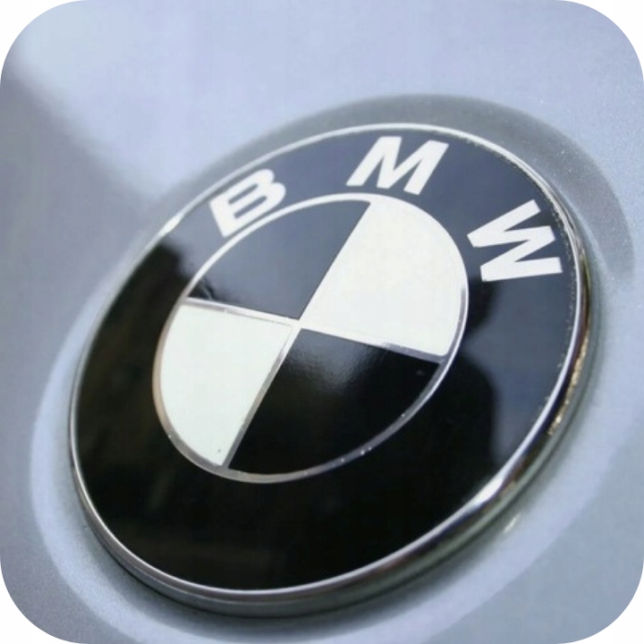 ZNACZEK PRZÓD TYŁ KOMPLET 82mm 74mm DO BMW E46 E60 E90 F10 F30 X3 X5 - obrazek 3