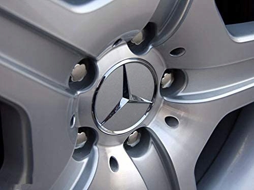 4x Dekielek 75 mm Mercedes-Benz dekielki mercedes srebrne - obrazek 8