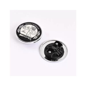 Emblemat Mercedes AMG metal zaczep 57 mm na maskę chrom