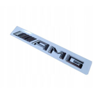 Emblemat Mercedes AMG połysk 57 mm na maskę srebrny