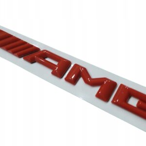Emblemat do Mercedes ///AMG Red Glossy