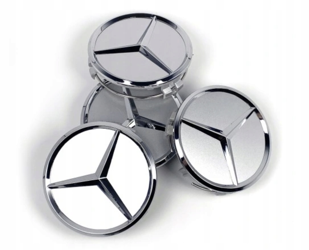 Dekielek Alcar 75 mm Mercedes-Benz mercedes znaczki 75mm/71mm - obrazek 3