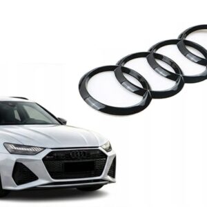Emblemat Audi czarny 20.0 cm tył