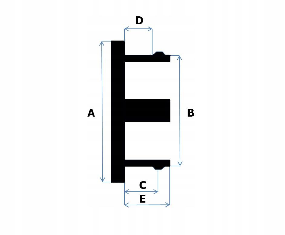 Dekielek Ford OE 54 mm FORD 54mm CZARNY - obrazek 5