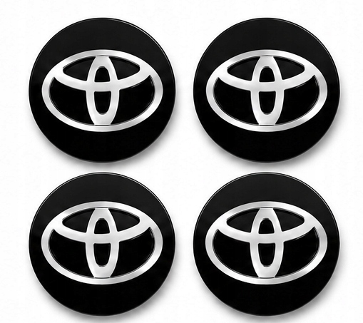 Dekielek Toyota OE 62 mm Toyota 4x dekielki 62mm do Toyota zestaw