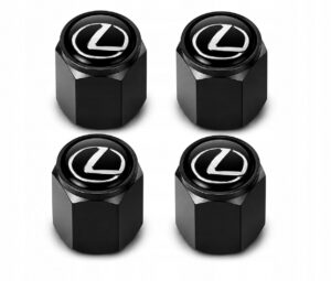 4x Wentyle nakrętki na wentyle kapturki do Lexus
