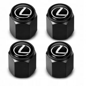 4x Wentyle nakrętki na wentyle kapturki do Lexus
