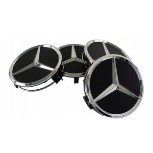 4x Dekielki Mercedes-Benz 75 mm, zestaw komplet