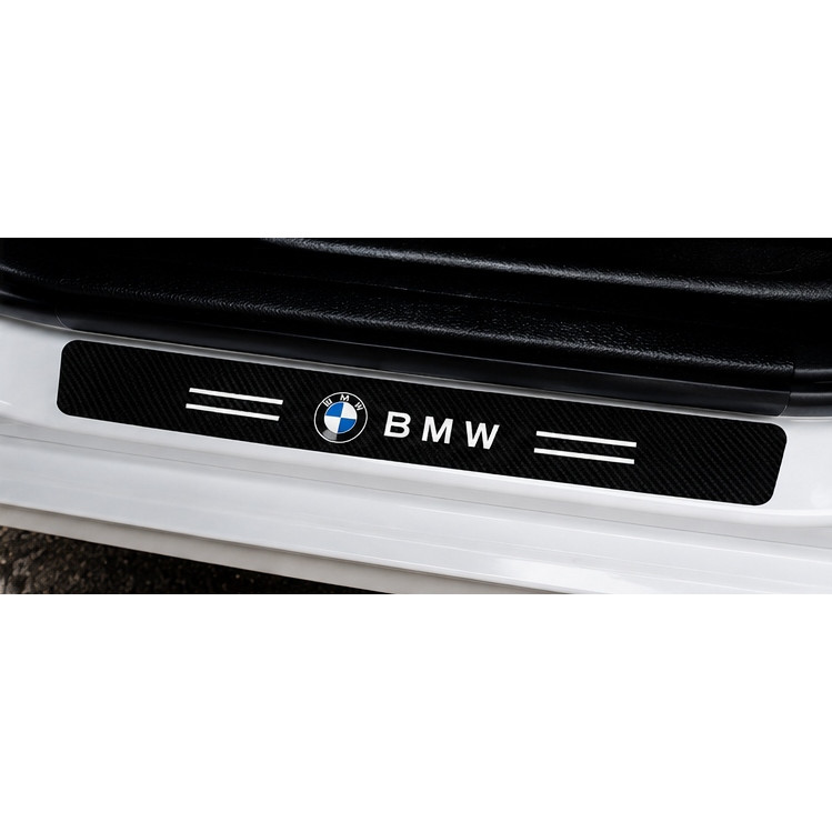 4x Naklejki na progi BMW M Power m power carbon, zestaw - obrazek 2