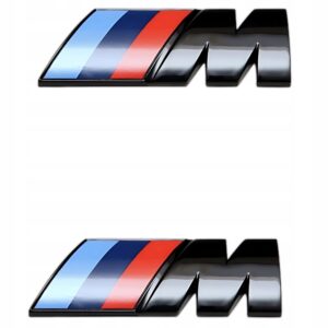 2x Emblemat samochodowy Sticker BMW M Power 45x15 mm