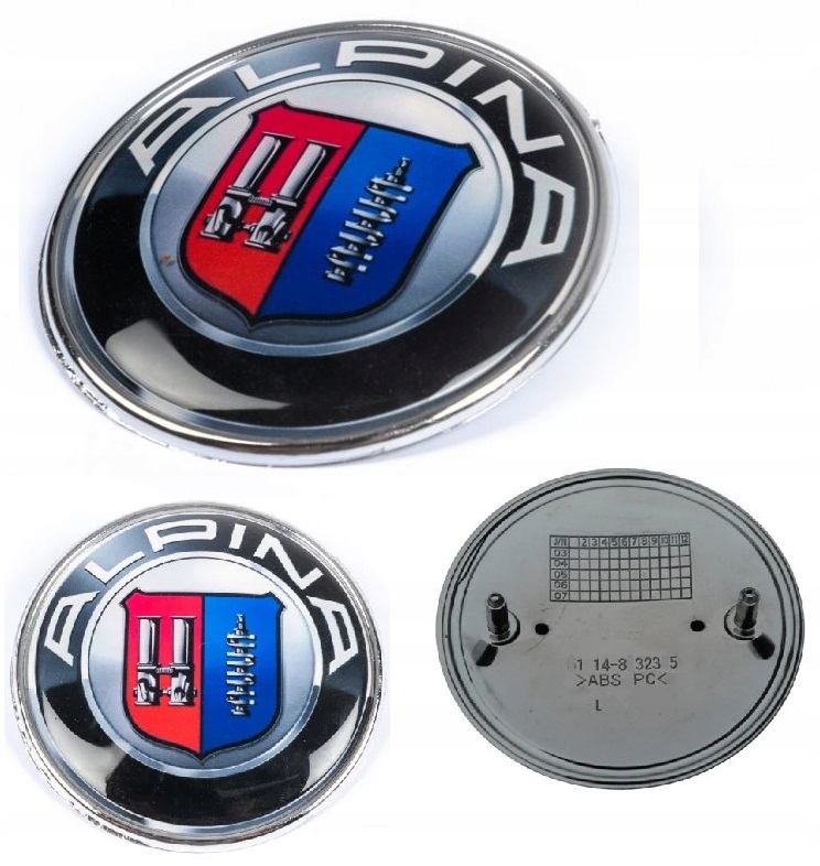 ALPINA BMW 82mm emblemat E36 E39 E46 E60 E90 E38
