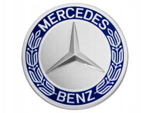 4x Dekielki Mercedes-Benz 75 mm, zestaw komplet