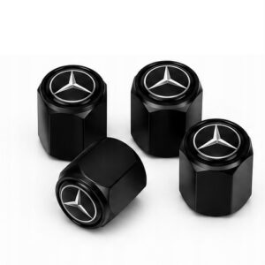Wentyle Mercedes OE 4x nakrętki na wentyle do Mercedes zestaw