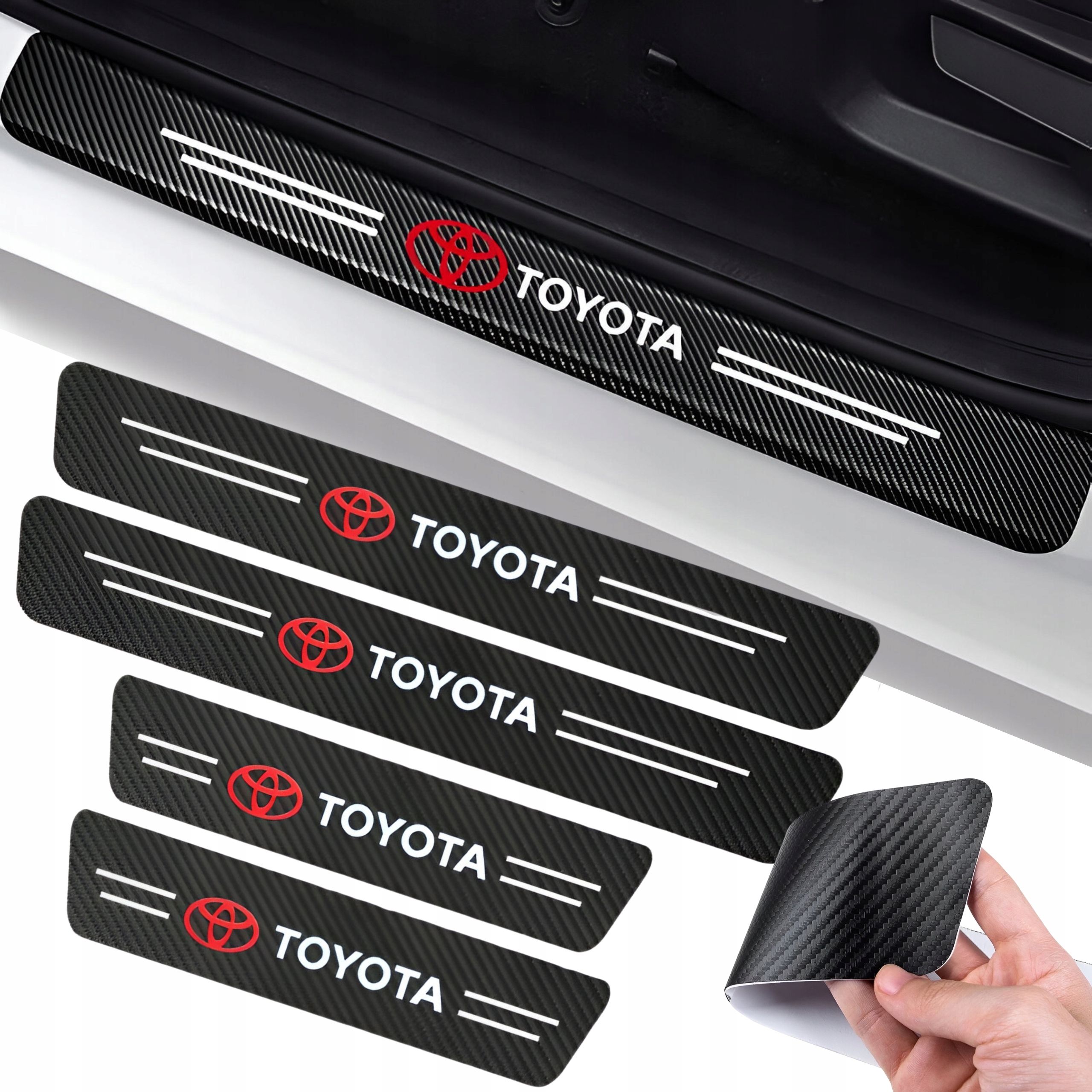 Naklejki ochronne na progi do Toyota 4 szt - obrazek 12