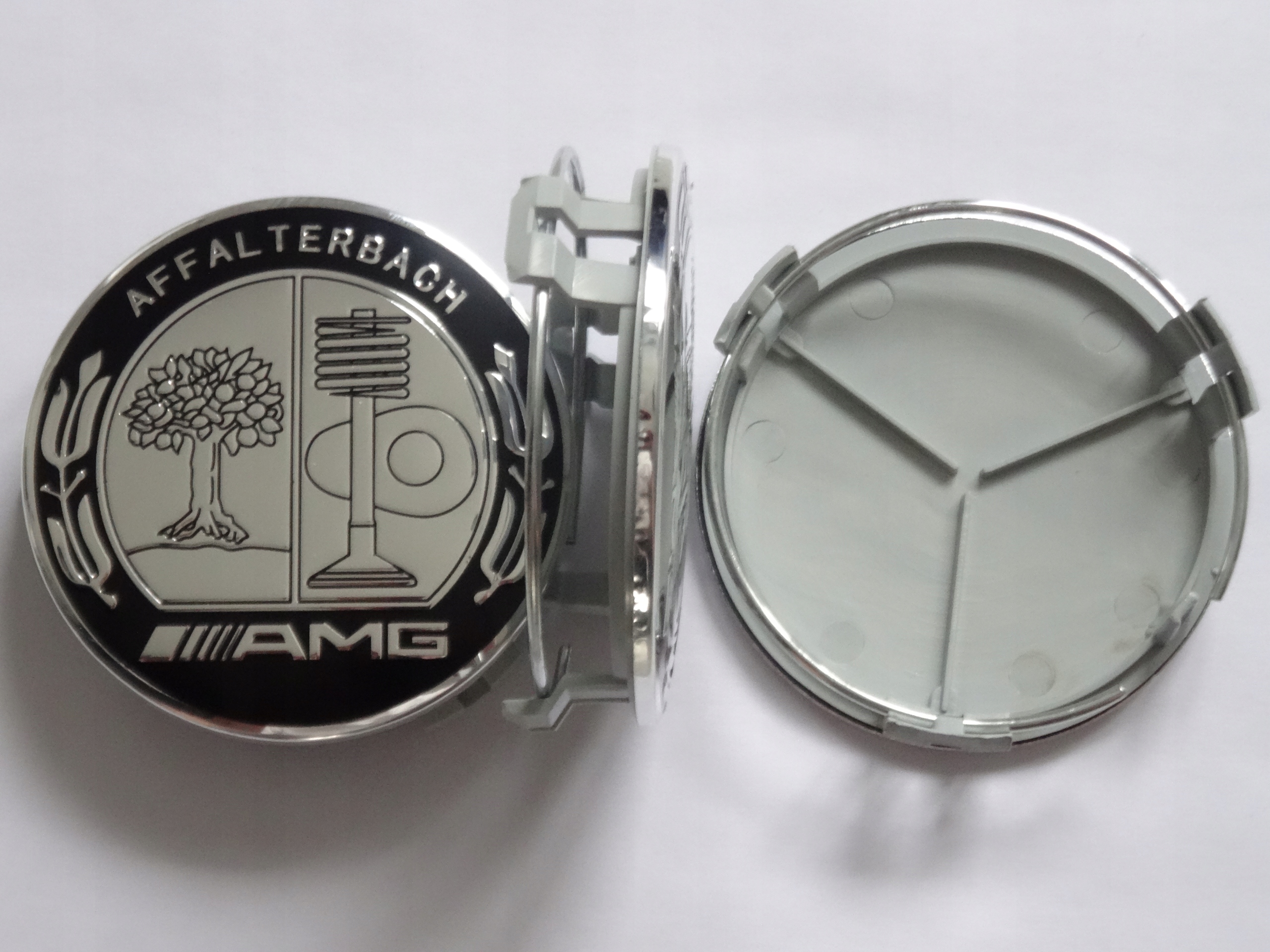 Dekielek Alcar 75 mm Mercedes-Benz AMG znaczki zaślepki 75 mm - obrazek 6